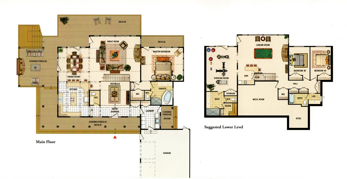 アメリカの間取り