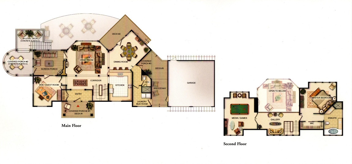 アメリカの間取り