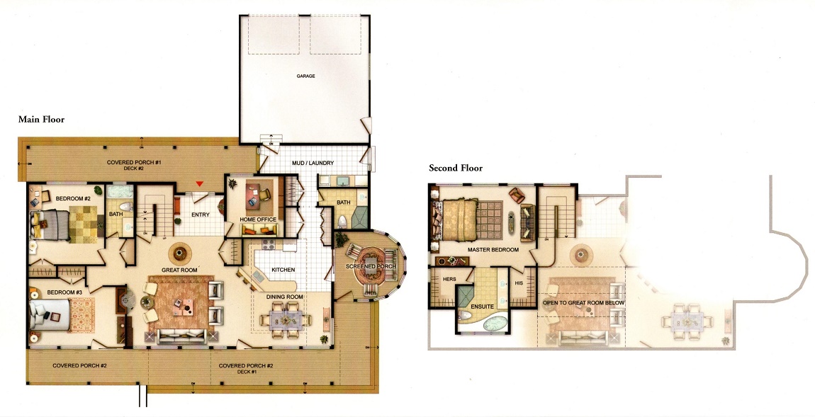 アメリカの間取り