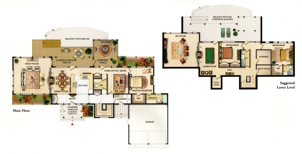 アメリカの家間取り