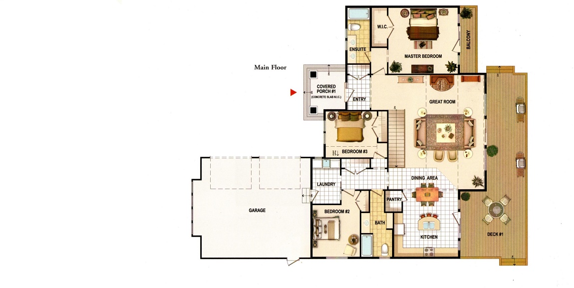 アメリカの間取り