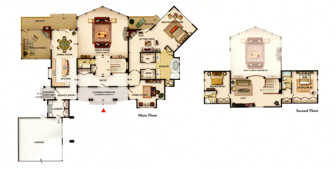 アメリカの間取り