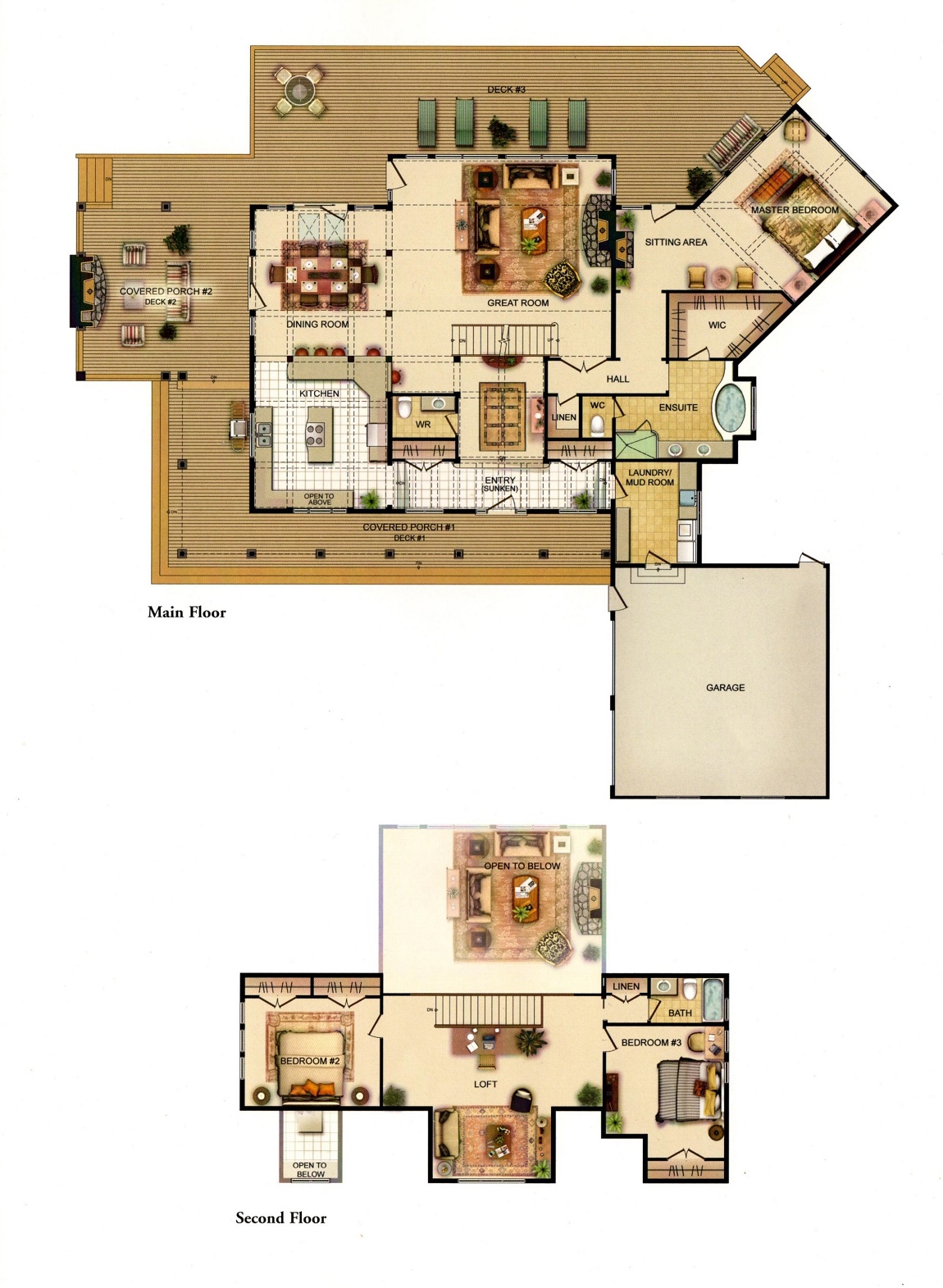 アメリカの間取り