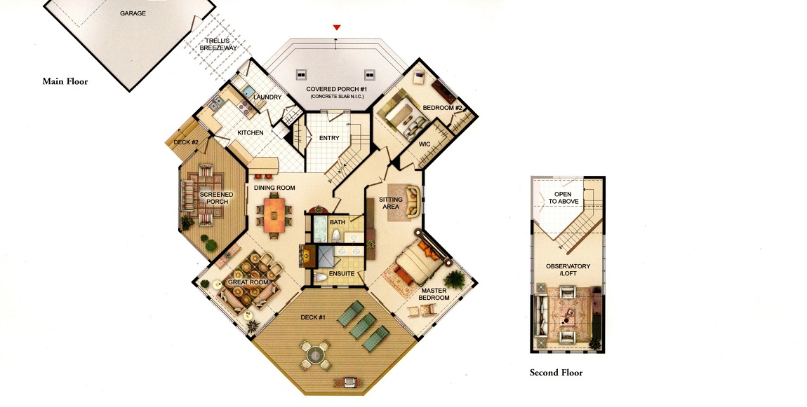 アメリカの間取り