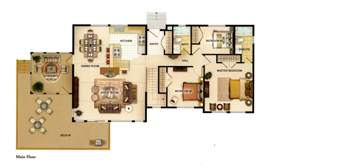 アメリカの間取り