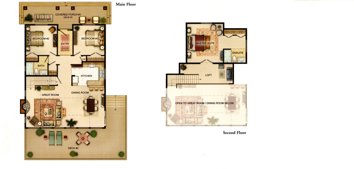 アメリカの間取り