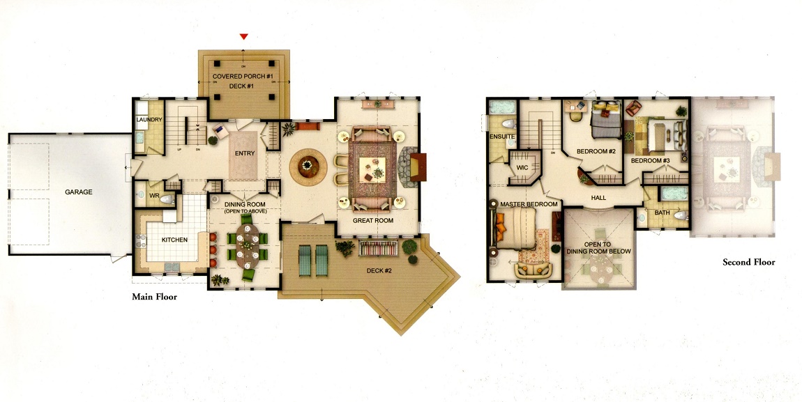 アメリカの間取り