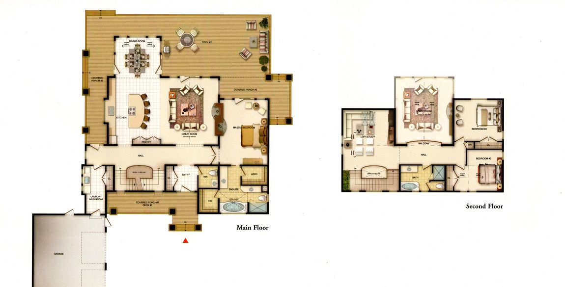 アメリカの間取り