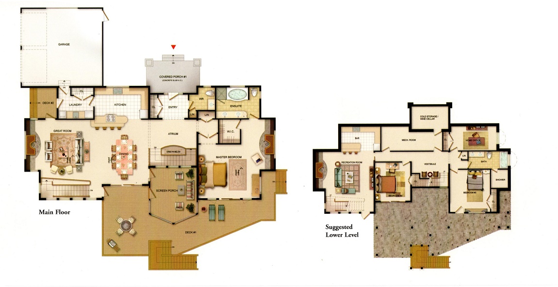 アメリカの間取り