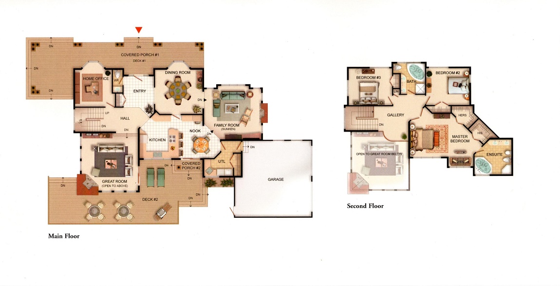 アメリカの間取り