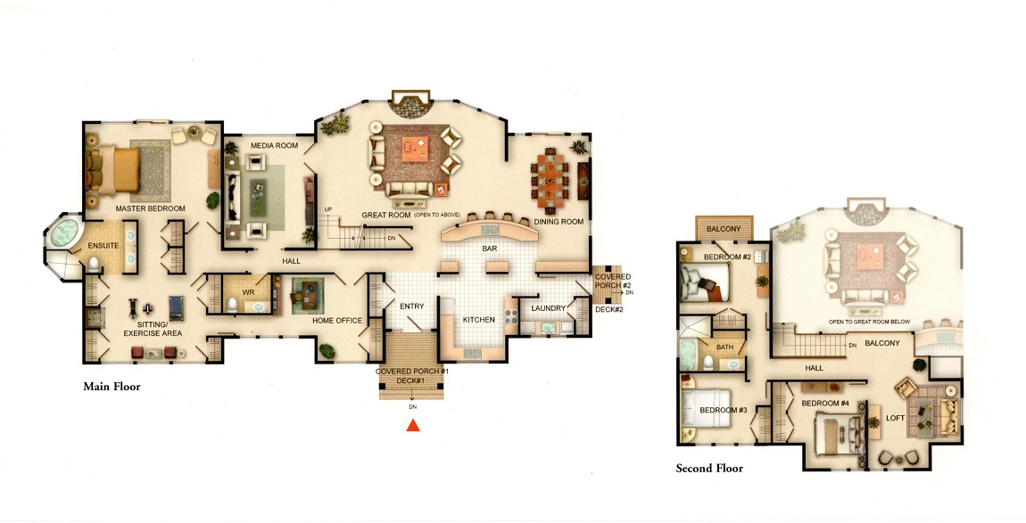 アメリカの間取り