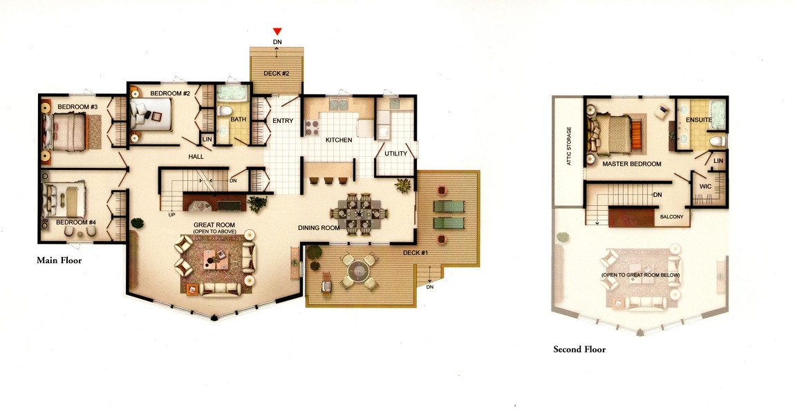 アメリカの間取り