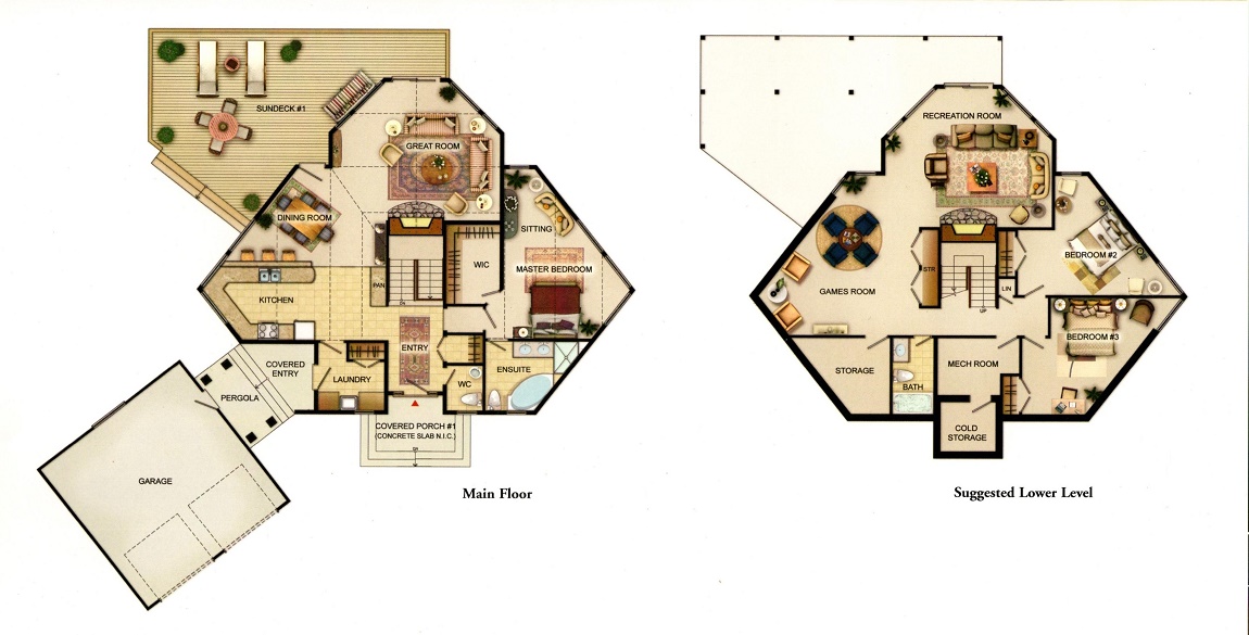 アメリカの間取り