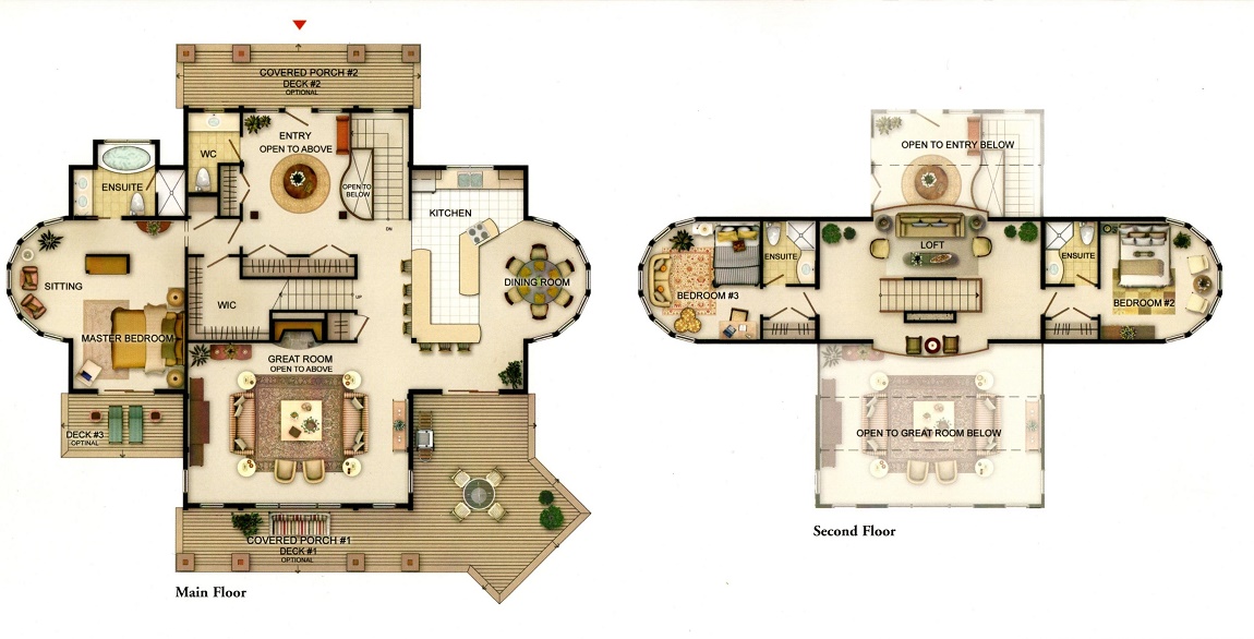 アメリカの間取り