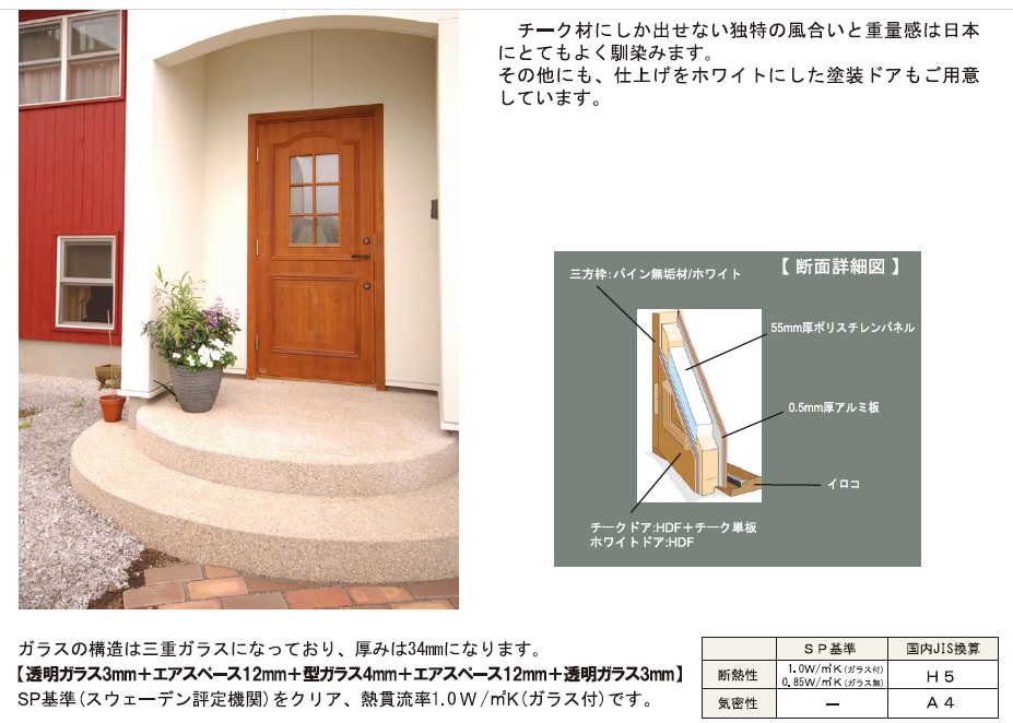 レクサンド木製玄関ドア
